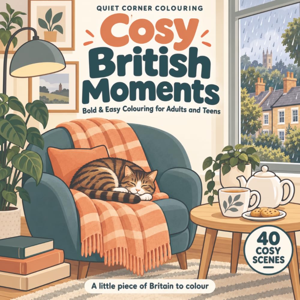 Cosy British Moments paperback book cover